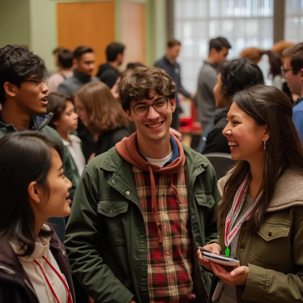Intercambio cultural entre estudiantes de diferentes países