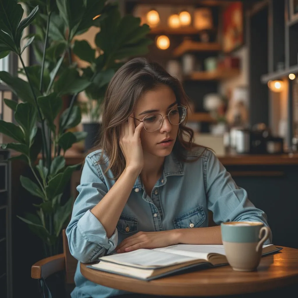 Persona estudiando español con un cuaderno y un portátil