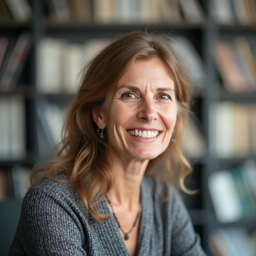 Retrato de Elena Vidal, Directora Académica